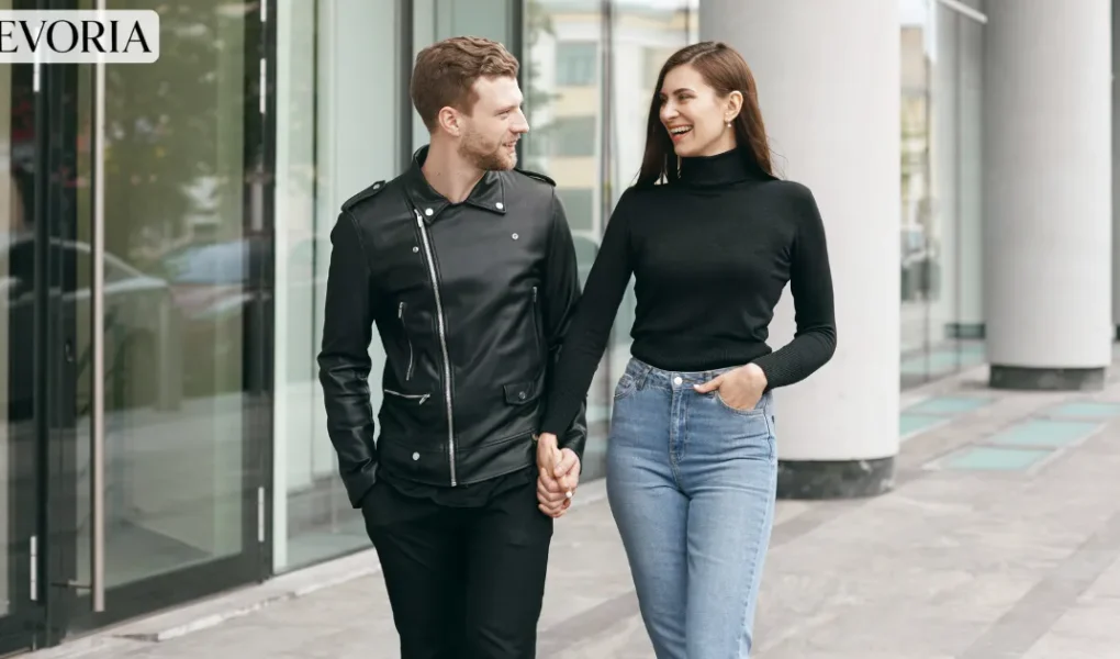 leather jacket and