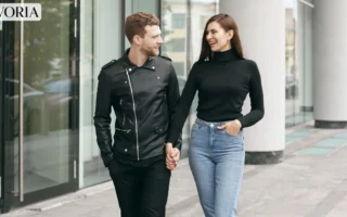 leather jacket and