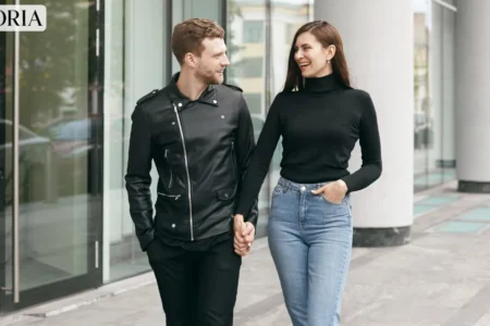 leather jacket and