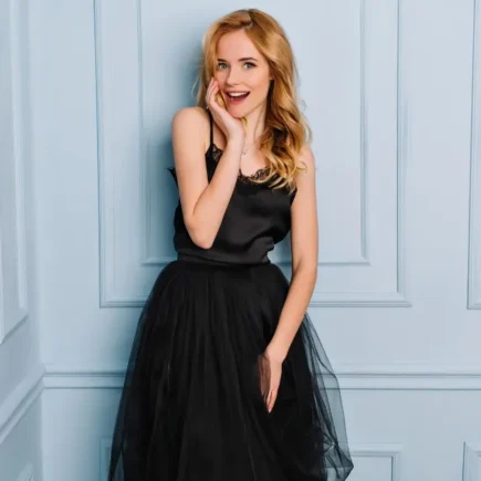 Black Wedding Guest Dress