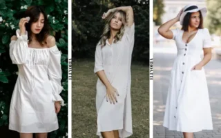 Long Sleeve White Dress