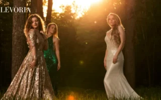 long sleeveless evening dresses