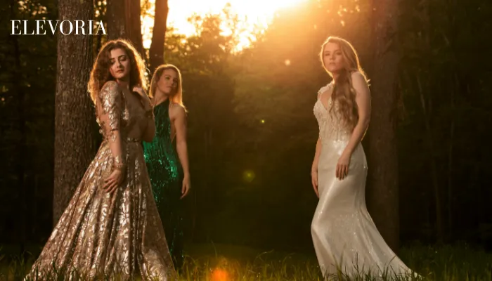 long sleeveless evening dresses