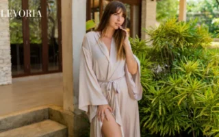 womens long dressing gown