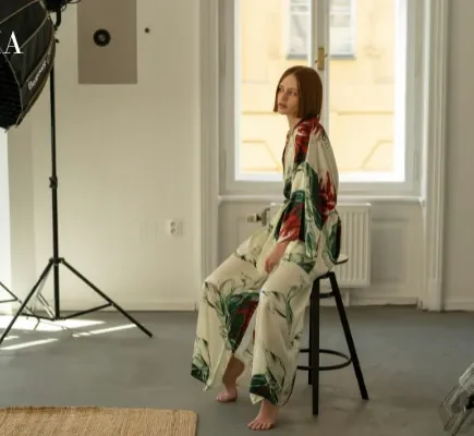 light dressing gown