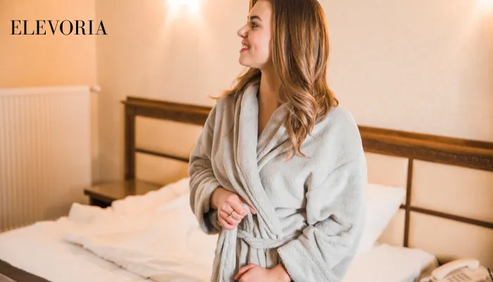 dressing gown fleece womens