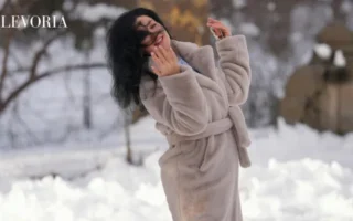womens fluffy dressing gown