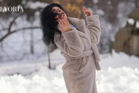 womens fluffy dressing gown