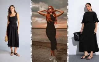 Black Midi Dress