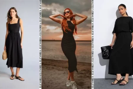 Black Midi Dress
