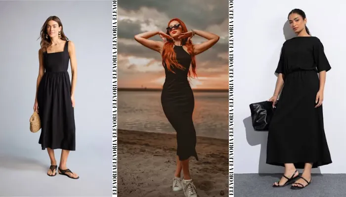 Black Midi Dress